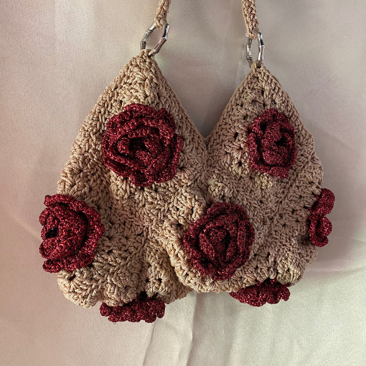 Rosa crochet handbag