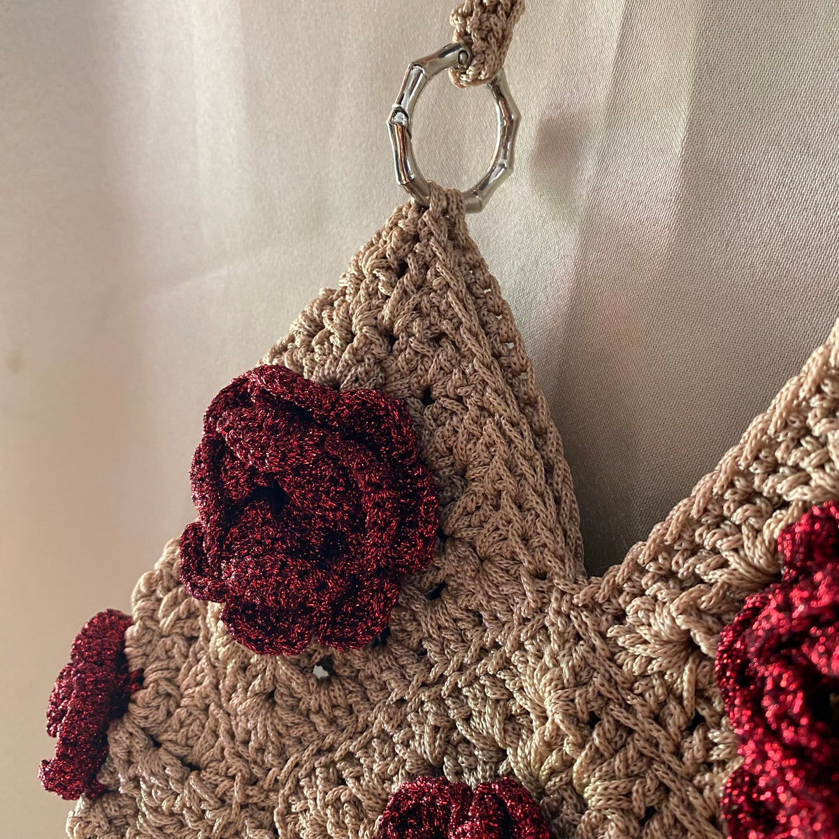 Rosa crochet handbag
