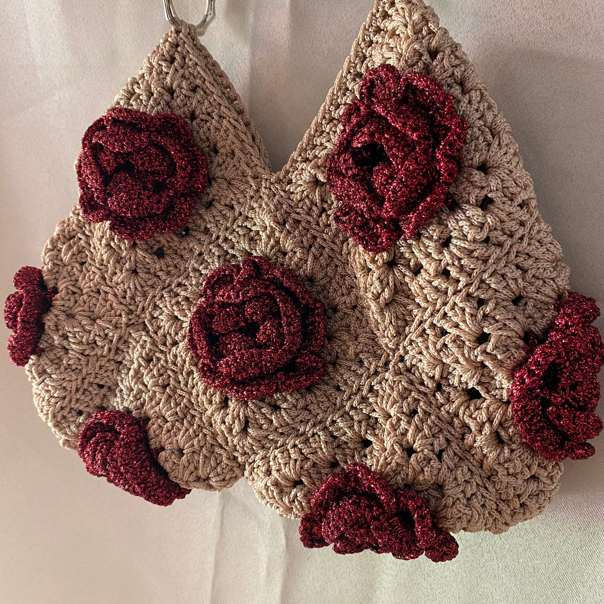 Rosa crochet handbag